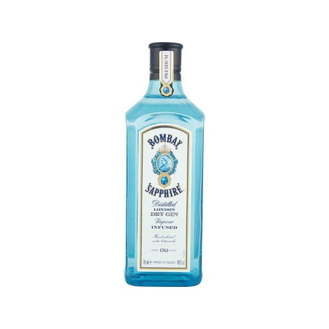 BOMBAY SAPHIRE GIN SINGLE BOTTLE