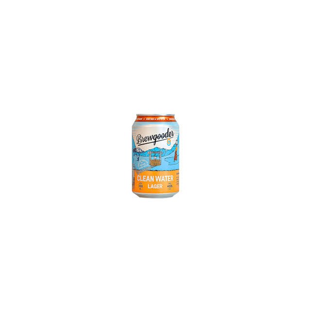 BREWGOODER CLEAN WATER LAGER CAN