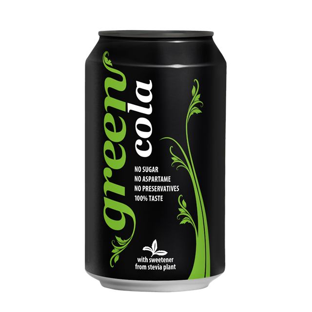 GREEN COLA SPARKLING CANS 330ML (24 PACK)
