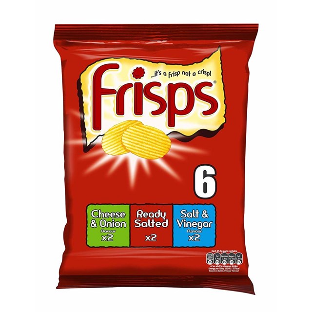 FRISPS ASSORTED FLAVOURS (24 x 6 PACK)