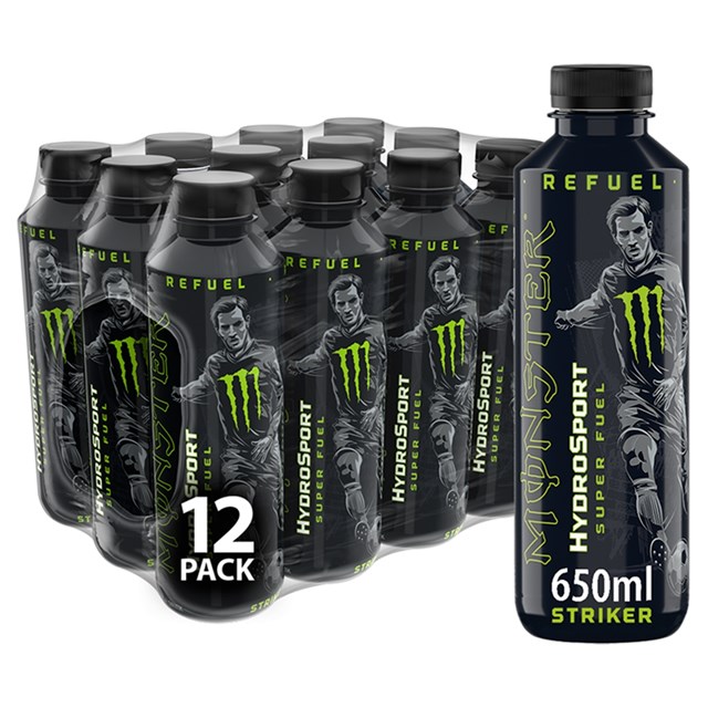 MONSTER HYDROSPORT STRIKER 650ml £1.49 (12 PACK)