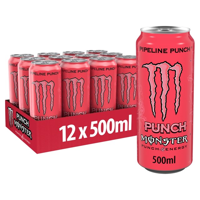 Monster Energy Drink Pipeline Punch 500ml 12 Pack £1.75