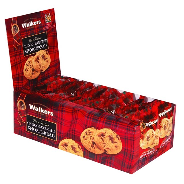 Walkers All Butter Shortbread Chocolate Chip Twin Pack (20 x Twin Pack)