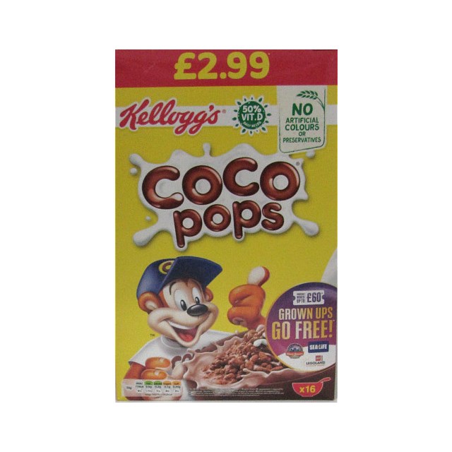 KELLOGGS £2.99 COCO POPS