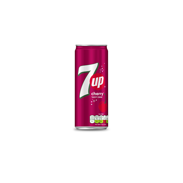 7UP SAVEUR CHERRY FULL SUGAR 33cl (24 PACK)