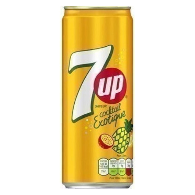 7UP SAVEUR COCKTAIL EXOTIQUE FULL SUGAR 33cl (24 PACK)