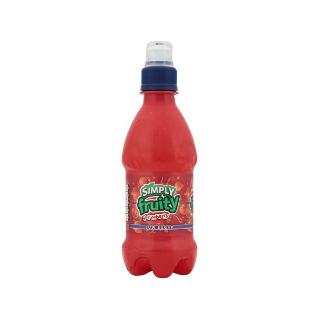 SIMPLY FRUITY STRAWBERRY 330ml (12 PACK)