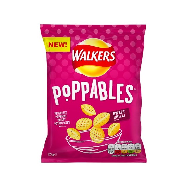 WALKERS POPPABLE SWEET CHILLI
