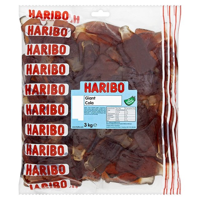 HARIBO BULK GIANT COLA BOTTLES