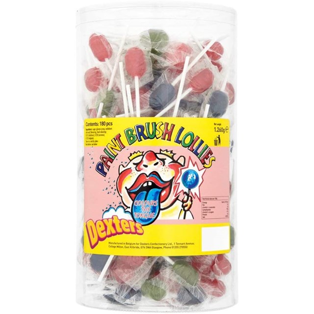 DEXTERS 5P PAINT BRUSH LOLLY