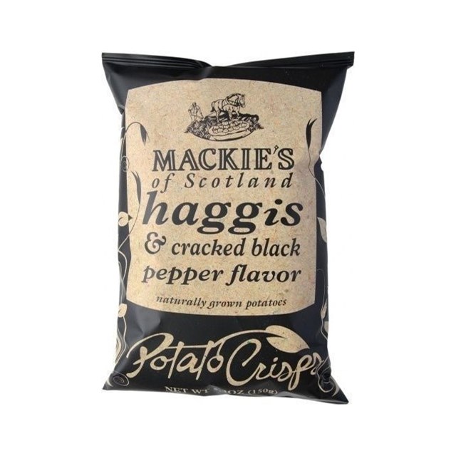 MACKIES CRISPS HAGGIS & BLACK PEPPER