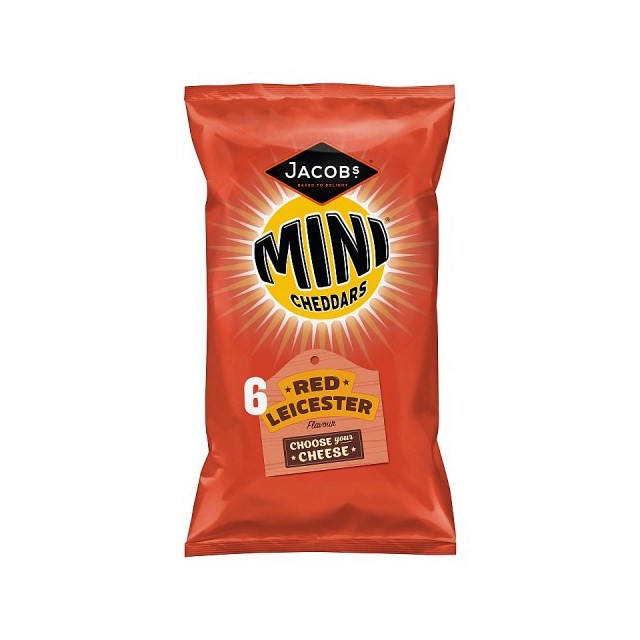 MINI CHEDDARS RED LEICESTER (12 x 6 PACK)