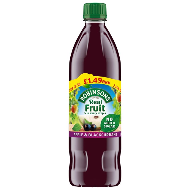 ROBINSONS £1.49 2FOR£2.50 APPLE & BLACKCURRANT