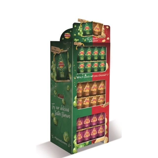 WALKERS 3 CASE CHRISTMAS STACKER