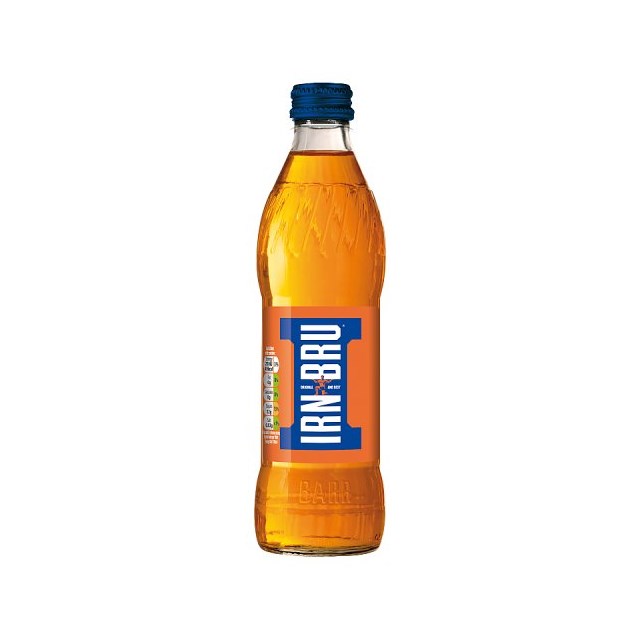 BARRS IRN BRU GLASS BOTTLES 330ml (24 PACK)