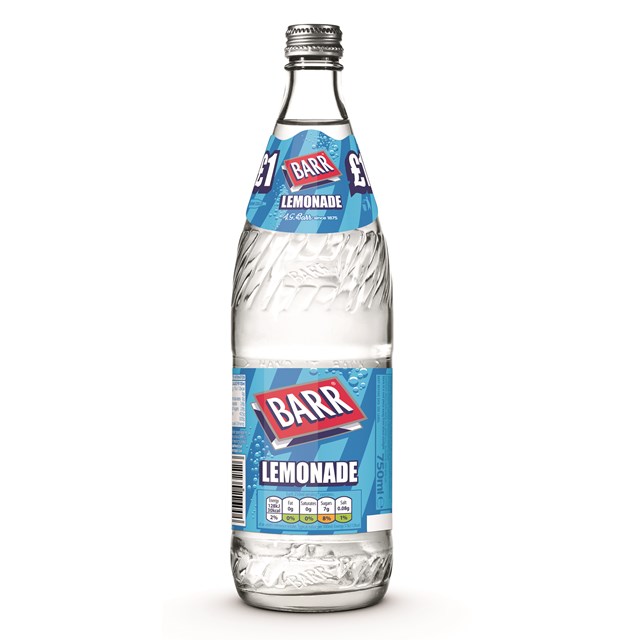 BARRS GLASS £1 750ML LEMONADE