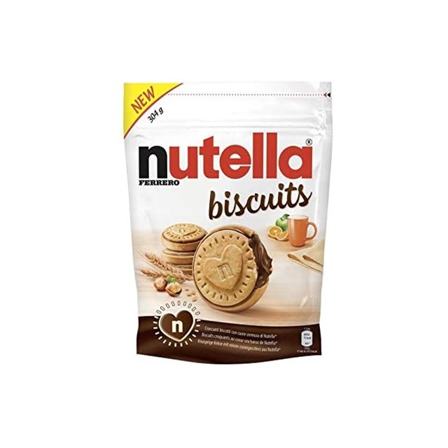 NUTELLA BISCUITS 304g (10 PACK) FEB AND MARCH DATED FREE UK SHIPPING