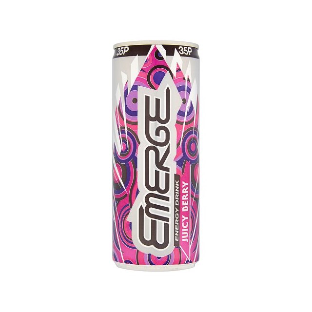 EMERGE ENERGY DRINK MIXED BERRY 49P