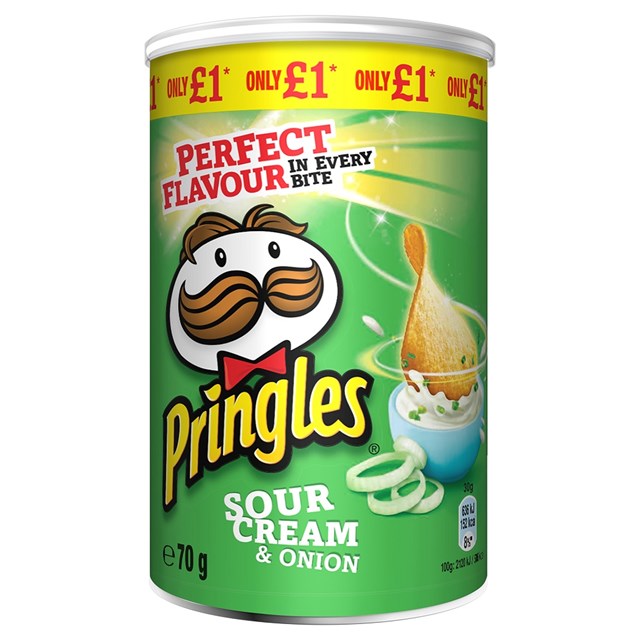 PRINGLES £1 SOUR CREAM