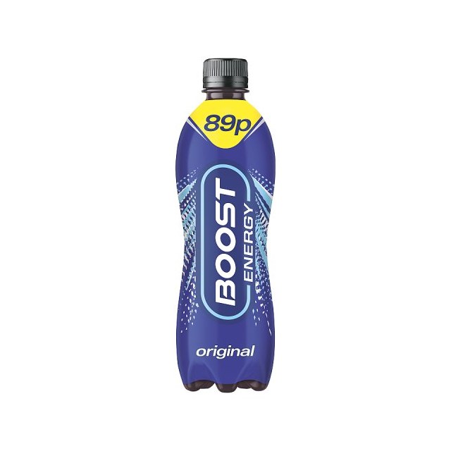 BOOST ENERGY DRINK ORIGINAL 89p 500ml (12 pack)