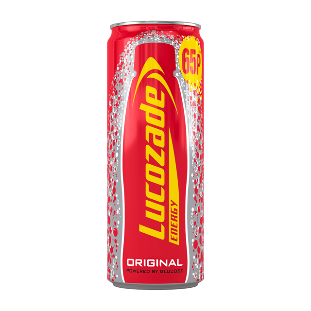 LUCOZADE ENERGY DRINK ORIGINAL 250ml 65p (24 PACK)