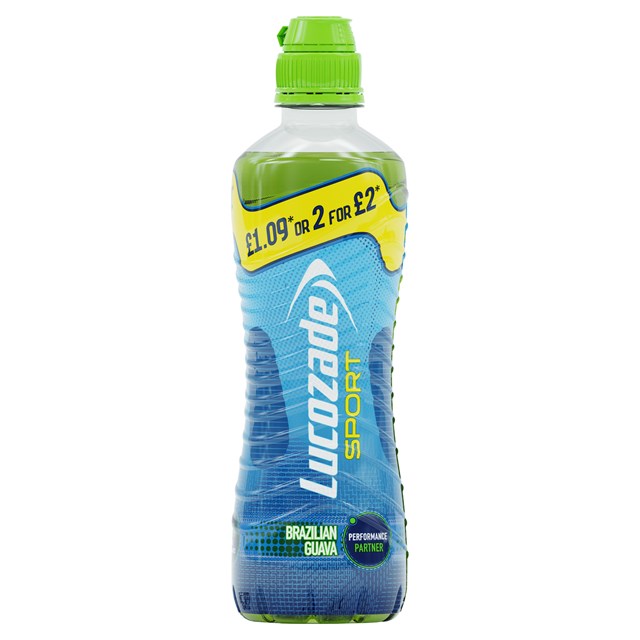 LUCOZADE SPORT BRAZILLIAN GUAVA £1.09 2 FOR £2