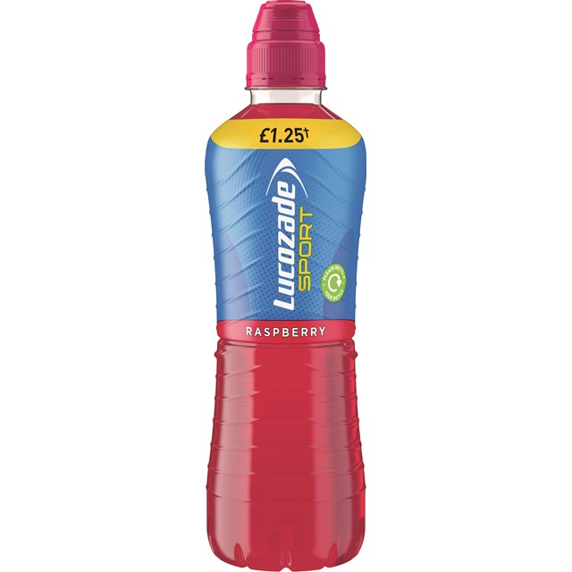 LUCOZADE SPORT RASPBERRY 500ml £1.19 2 FOR £2.20 (12 PACK)