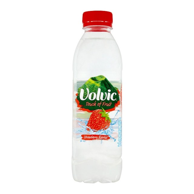 VOLVIC TOUCH OF FRUIT STRAWBERRY 500ml (12 PACK)