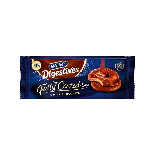 MCVITIES FULLY COATED DIGESTIVES 300g (12 PACK)