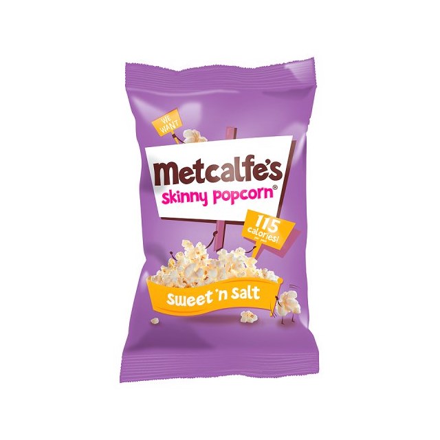 METCALFES SKINNY POPCORN SWEET & SALTED