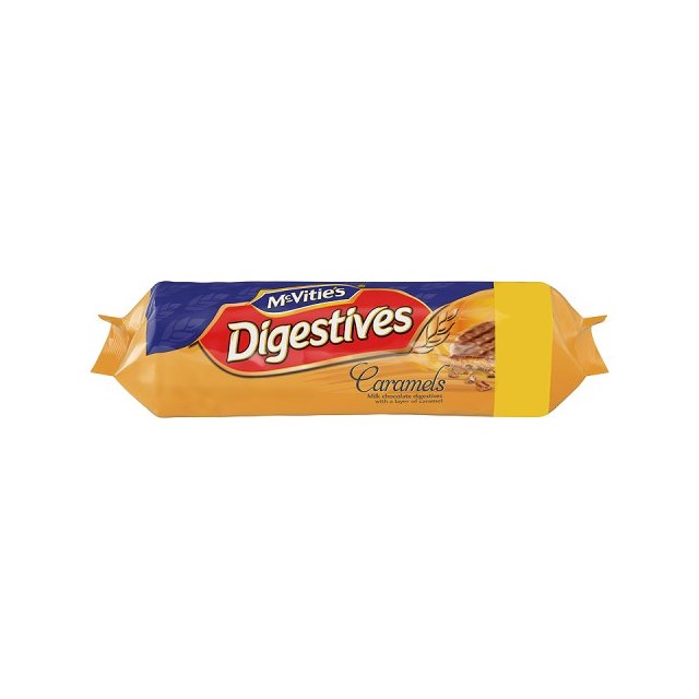 MCVITIES £1.65 CHOC CARAMEL DIGESTIVE