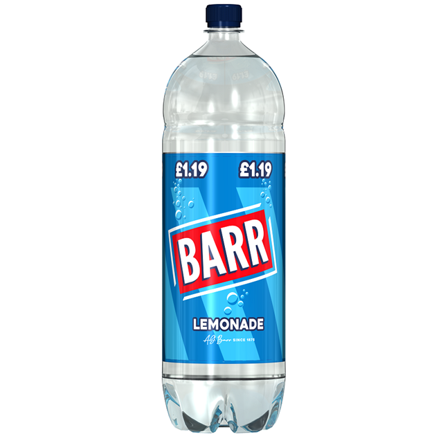 Barrs Lemonade 2 Litre £1.19 (6 Pack)