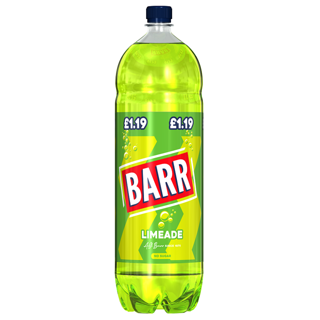 Barrs Limeade 2 Litre £1.19 (6 Pack)