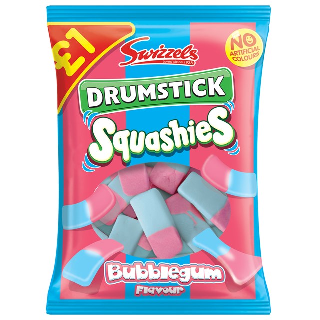 SQUASHIES £1 DRUMSTICK BUBBLEGUM