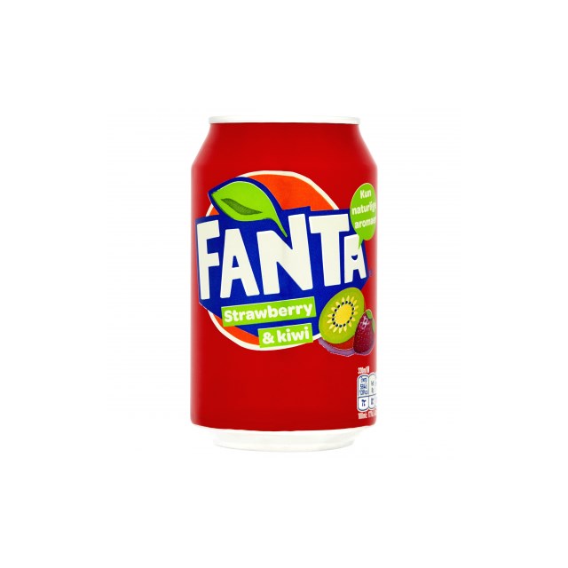 FANTA STRAWBERRY & KIWI FULL SUGAR