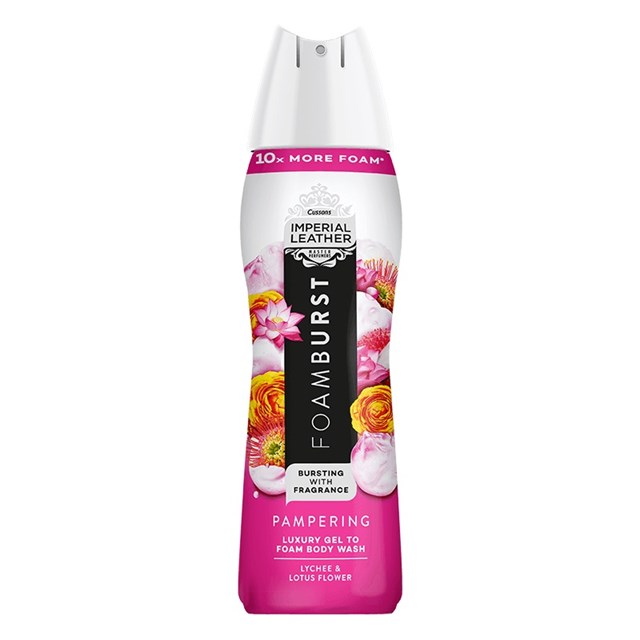 IMPERIAL LEATHER FOAM BURST PAMPERING