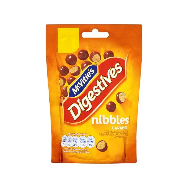 MCVITIES NIBBLES £1 CARAMEL