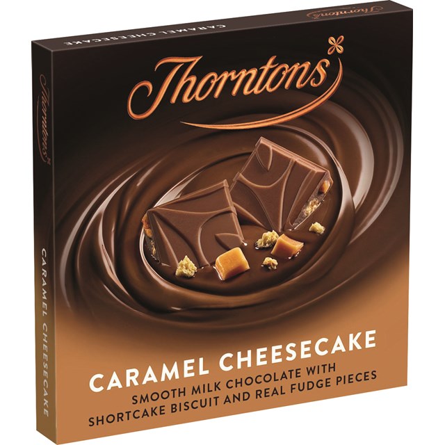 THORNTONS MILK CARAMEL CHEESECAKE