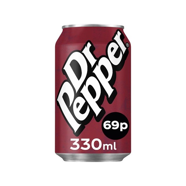 DR PEPPER 330ml 65p(24 PACK)