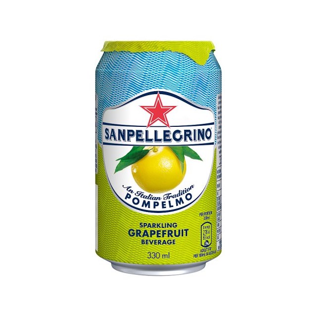 SANPELLEGRINO POMPELMO GRAPEFRUIT 330ml (24 PACK)