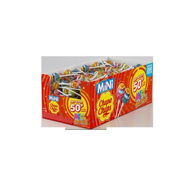 Chupa Chups Mix of Minis 6g (200 Pack)