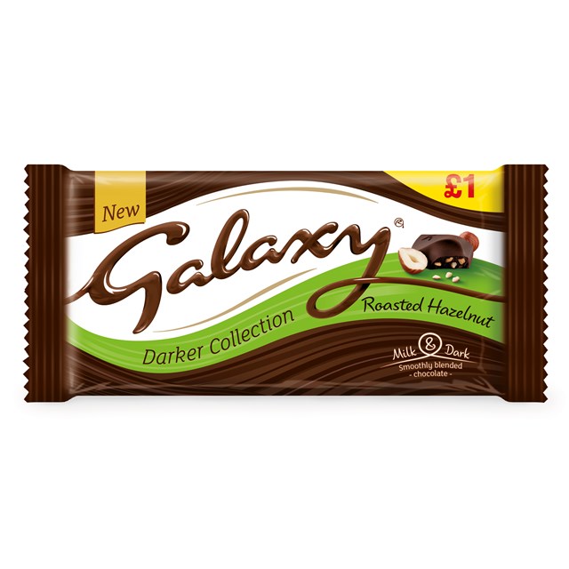 GALAXY £1 DARKER MILK ROASTED HAZELNUT