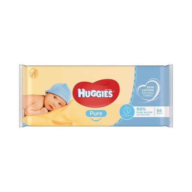 HUGGIES BABY WIPES PURE 56 Wipes