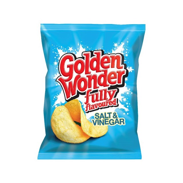 GOLDEN WONDER 32's SALT & VINEGAR