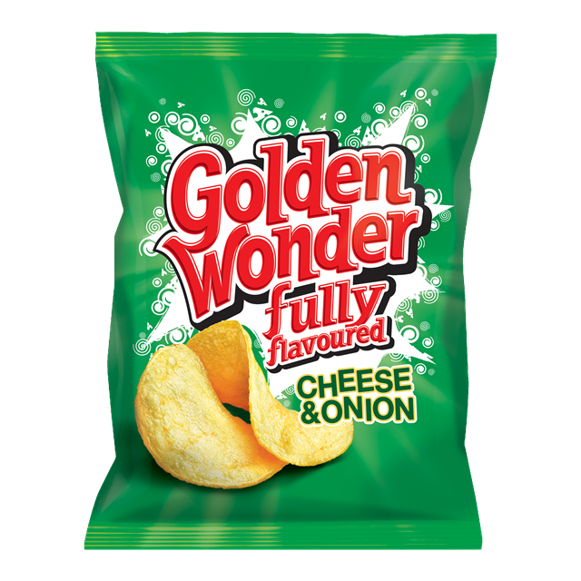 GOLDEN WONDER CHEESE & ONION 32.5g (32 PACK)