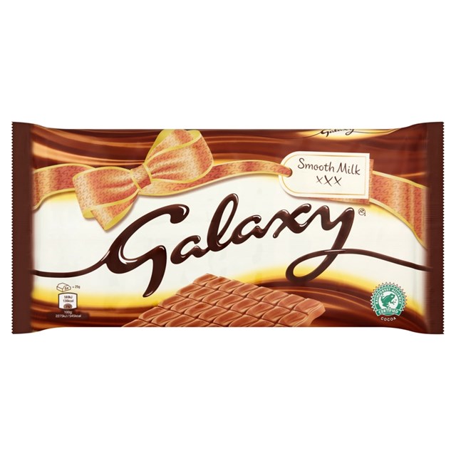 GALAXY GIANT SMOOTH MILK CHOCOLATE LARGE GIFTING SINGLE BAR 360g