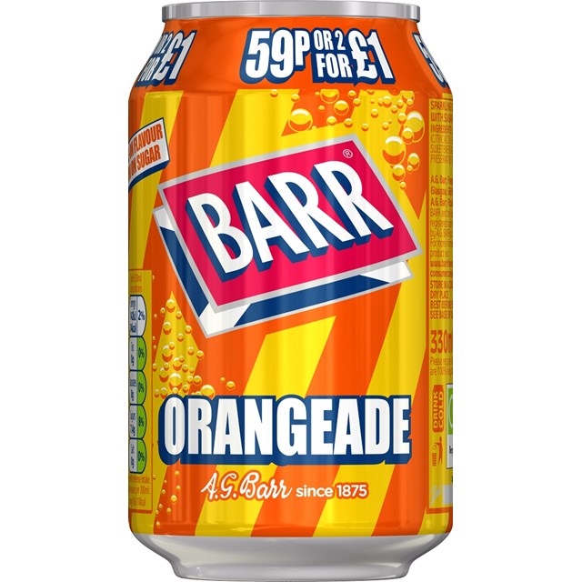 BARRS 45P ORANGEADE