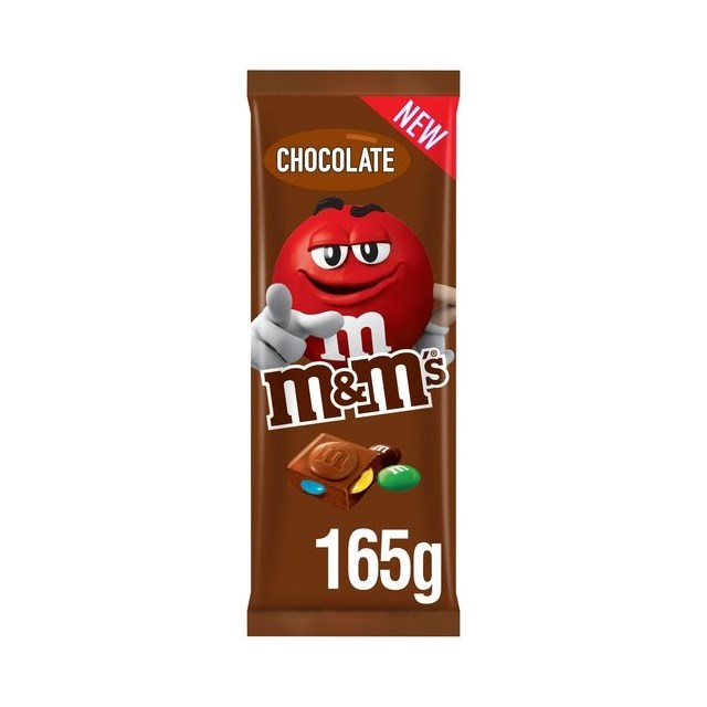 M&M's Block Chocolate 165g (16 Pack)