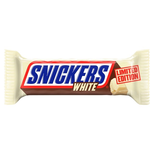 SNICKERS WHITE LIMITED EDITION CHOCOLATE BAR 49g