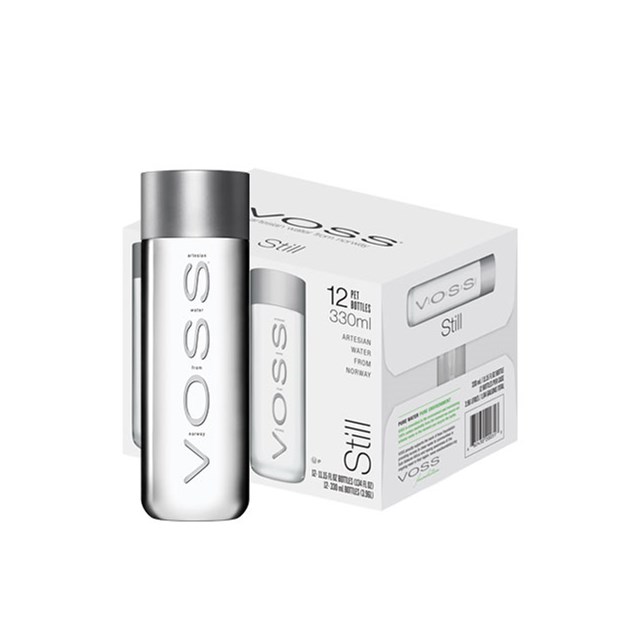 VOSS STILL ARTESIAN WATER FROM NORWAY 330ml (12 PACK)
